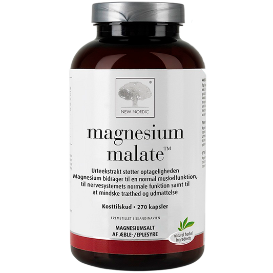 New Nordic Magnesium Malate 270 kaps - 2 for 529,-