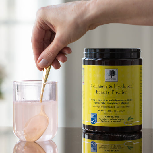 New Nordic Collagen & Hyaluron Beauty Powder 360g - 3 for 837,-