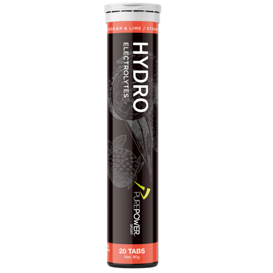 PurePower Elektrolyt Jordbær/Lime 20 tabs 