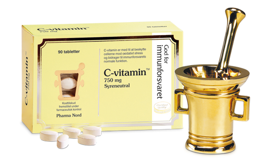 Pharma Nord C-vitamin 750 mg Syreneutral 90 tabl. 