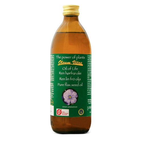 Oil of life Hørfrøolie ren Ø • 500 ml