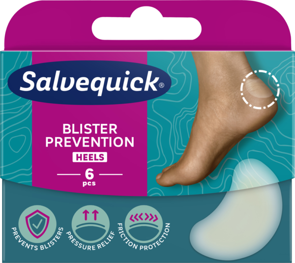 Salvequick Blister Prevention Heels  (6 stk.)