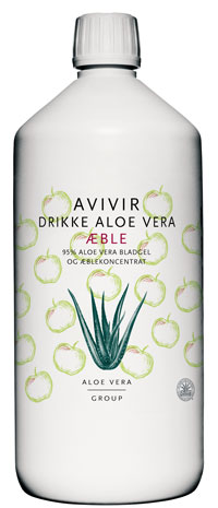 Avivir Aloe Vera Drik m. æble • 1 L