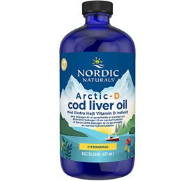 Nordic Naturals Arctic Cod Liver Oil m. d-vitamin 473 ml