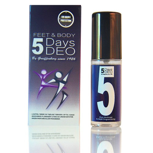 5 Days Deodorant Feet & Body 