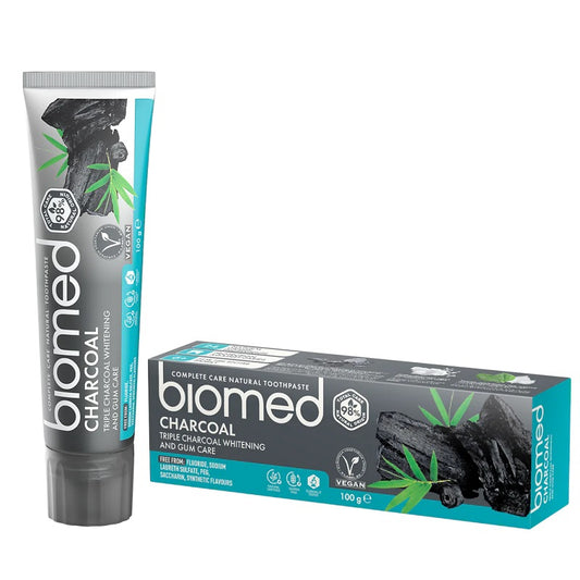 Biomed® - Charcoal Tandpasta 100 ml. - 4 for 134,-