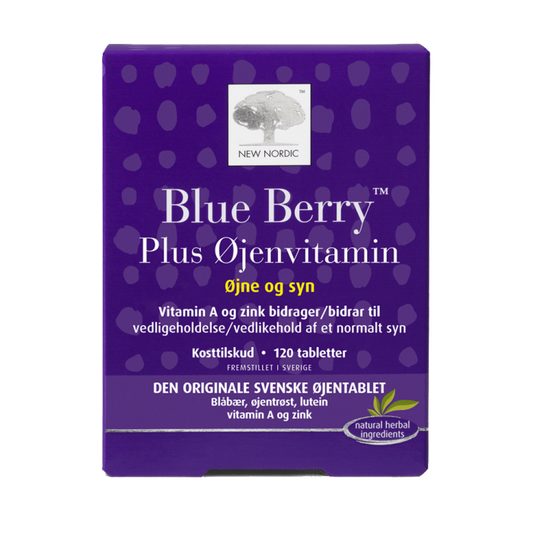 New Nordic Blue Berry Plus Øjenvitamin 120 tabl. 