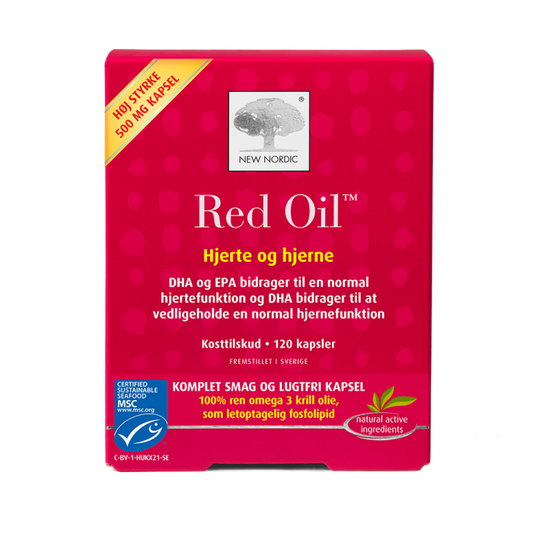 New Nordic Red Oil omega 3 120 kapsler - 2 for 549,-