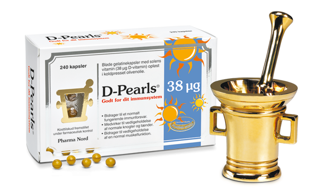 Pharma Nord D-Pearls 38 mcg 240 kapsler