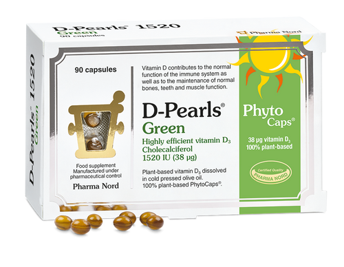 Pharma Nord D-Pearls Phyto 38 µg 80 kapsler 