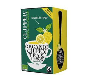 Clipper Grøn Te m. Citron te Ø 20br.