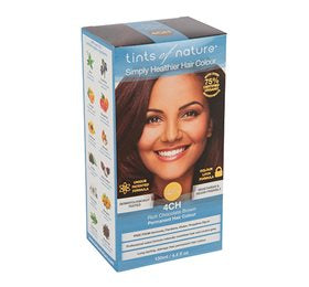 Tints of Nature Hårfarve 4CH Rich Chocolate Brown • 130 ml