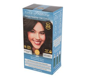 Tints of Nature Hårfarve 4N Medium Brown • 130 ml 