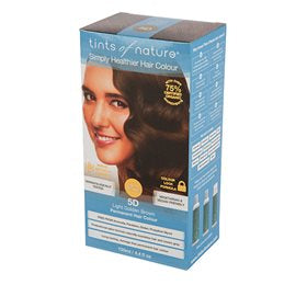 Tints of Nature Hårfarve 5D Light Golden Brown Brown • 130 ml