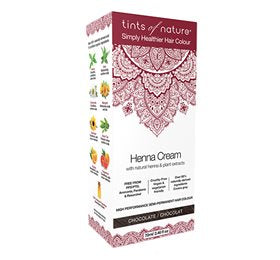 Tints of NatureHårfarve Henna Creme Chocolate • 70ml.