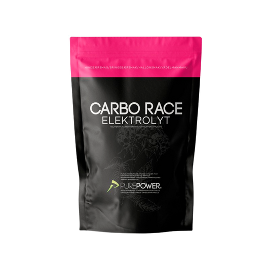PurePower Carbo Race Elektrolyt Hindbær 1 kg