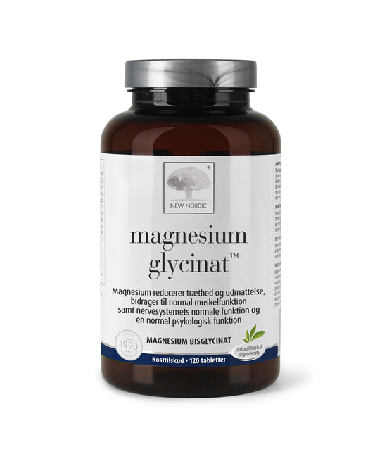 New Nordic Magnesium glycinat 120 tabl. - 3 for 447,-