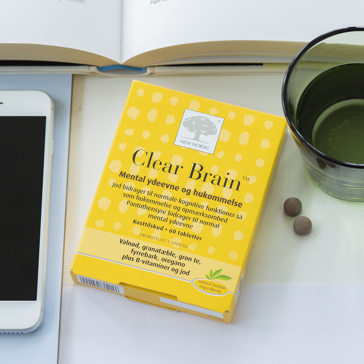 New Nordic Clear Brain 180 tabl. - 2 for 749,-