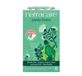 Natracare trusseindlæg 30 stk CURVED