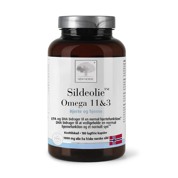 New Nordic Sildeolie Omega 11 & 3 180 kapsler – pakning