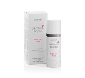 Zinobel Night no. 1 Rose natcreme Organic Boost • 50ml.