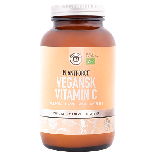 Plantforce Vitamin C Vegansk Ø 200 g.