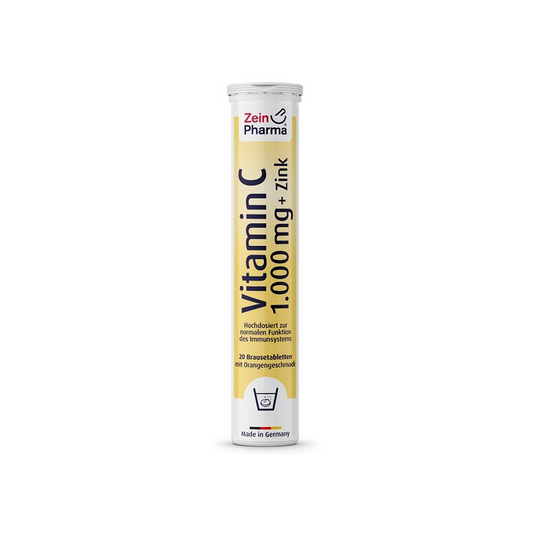 Zein Pharma C-Vitamin 1000 mg Brusetablet 20 stk – Kosttilskud til voksne