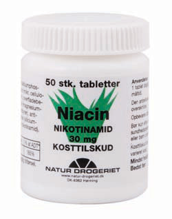 Billede af ND B3 Niacin Nikotinamid 30mg. - 50 tabl.