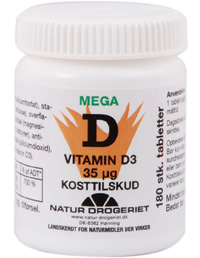 Natur Drogeriet D-Vitamin 35 ug DATOVARE 18/2-24