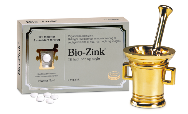 Se Pharma Nord Bio-Zink 8 mg 120 tabl. hos Helsegrossisten.dk