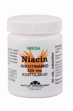 Billede af ND Niacin nikotinamid B3 420 mg 50 tabletter