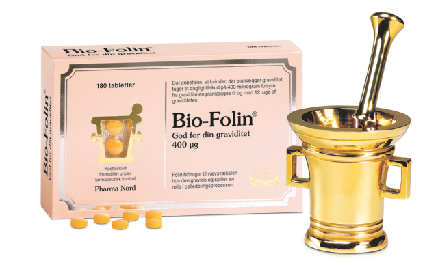 Se Pharma Nord Bio-Folin 400 mcg - 180 tabl. hos Helsegrossisten.dk