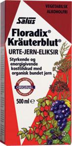 Se Floradix Kräuterblut 500 ml. - køb 3 og spar mere hos Helsegrossisten.dk