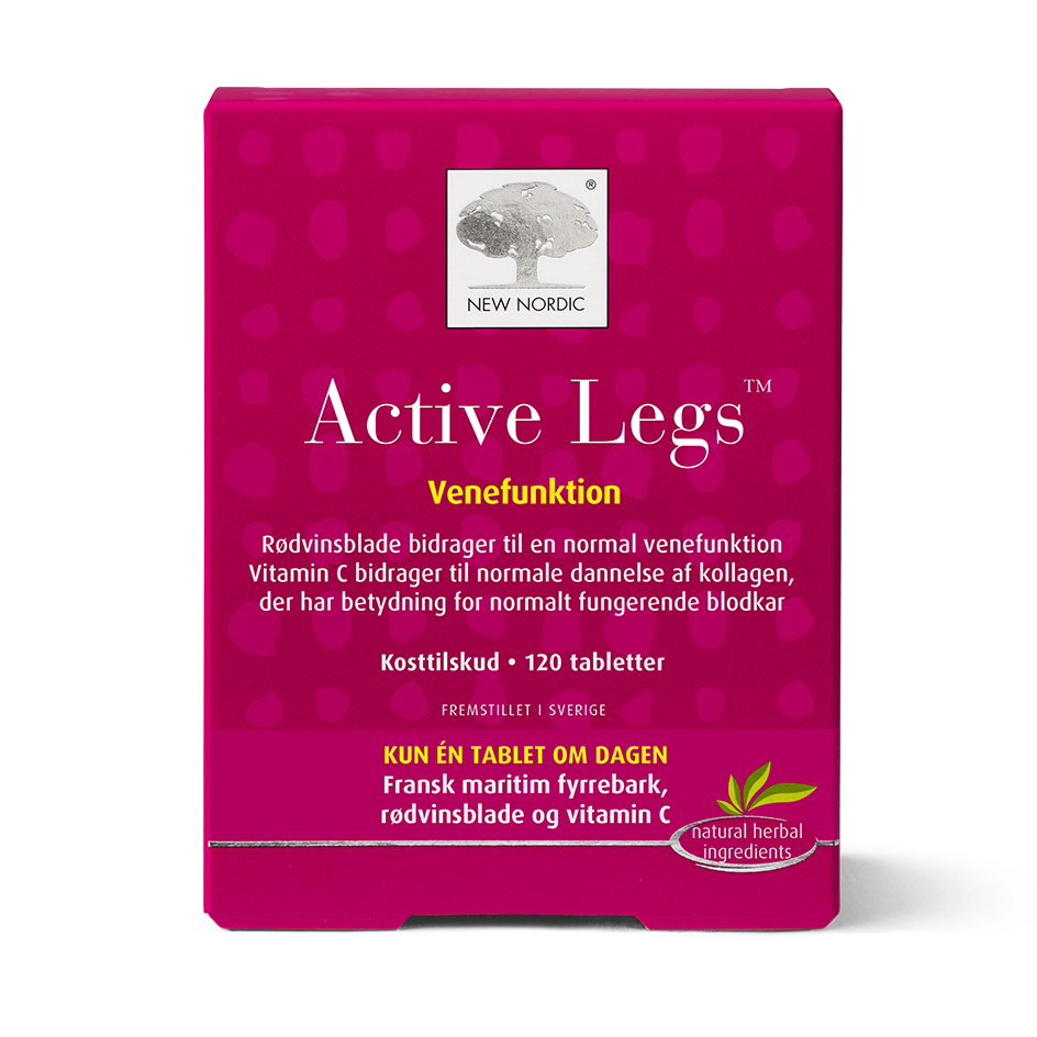 Se New Nordic Active Legs 120 tabletter hos Helsegrossisten.dk