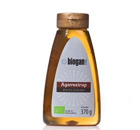 Se Biogan Agave sirup Ø 350 g. hos Helsegrossisten.dk