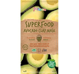 Ansigtmaske Superfood Avocado 7th Heaven 10 g