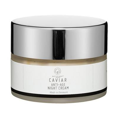Se NaturFarm Caviar Anti-Age Night Cream &bull; 50 ml. hos Helsegrossisten.dk
