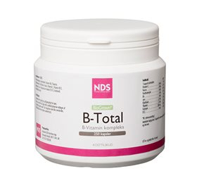 Se NDS B-Total Vitamin &bull; 250 tab. hos Helsegrossisten.dk