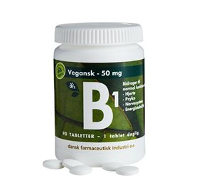 Billede af B1 50 mg Vegansk 90 tab.