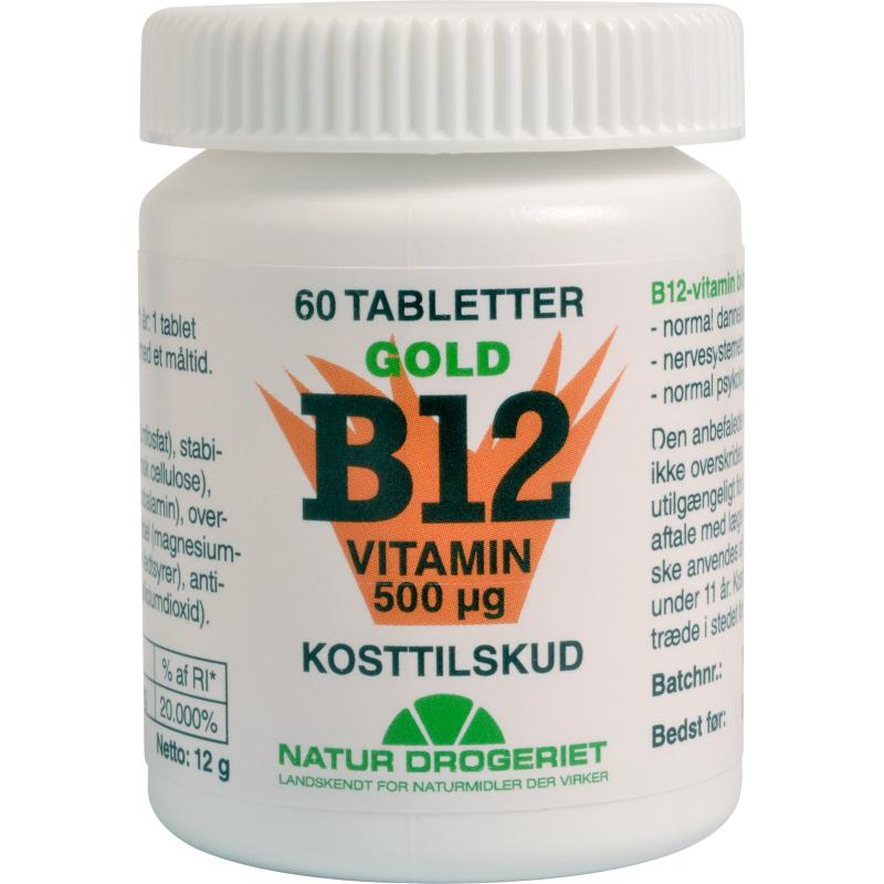 Billede af ND B12 vitamin 500 ug 60 tabletter