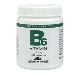 UDSALG Natur Drogeriet B6 vitamin 10 mg • 150 kap. køb billig