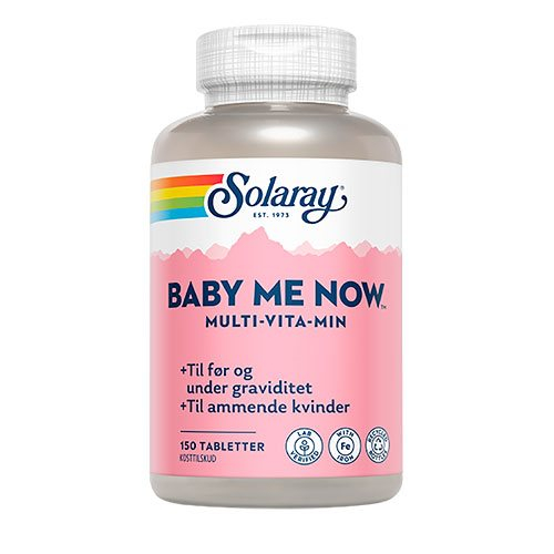 Solaray Baby Me Now Multivitamin 150 tab.
