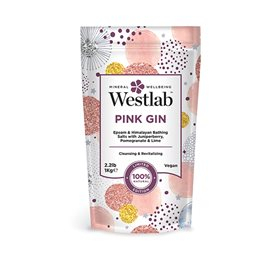 Billede af Westlab Badesalt Pink Gin &bull; 1 kg. hos Helsegrossisten.dk