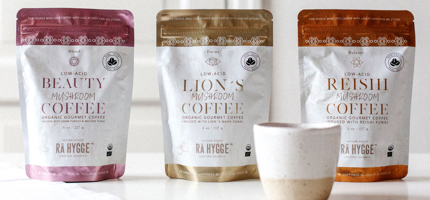 UDSALG RÅ HYGGE BEAUTY Mushroom coffee • 227 g. køb billig