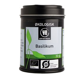 Se Urtekram Basilikum Ø &bull; 10g. hos Helsegrossisten.dk