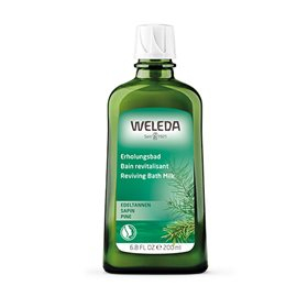 Se Weleda Bath Milk Pine Reviving 200 ml. hos Helsegrossisten.dk