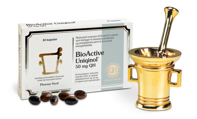 Se Pharma Nord BioActive Uniqinol 50 mg 90 kapsler hos Helsegrossisten.dk