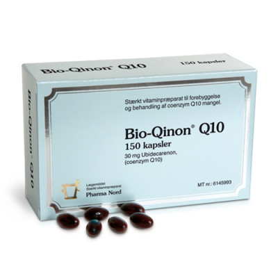 Se Pharma Nord Bio-Qinon Q10 30 mg - 150 stk. hos Helsegrossisten.dk