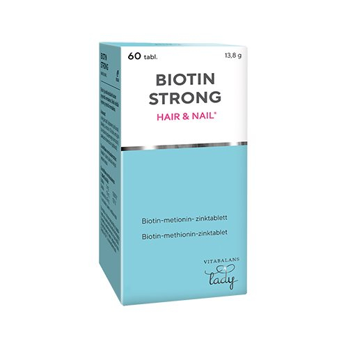 Billede af Biotin Strong 60 tabletter