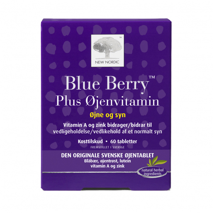 New Nordic Blue Berry Plus Øjenvitamin 60 tabl.